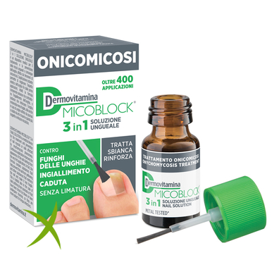 Dermovitamina Micoblock 3 in 1 Onicomicosi Soluzione Ungueale 7 ml