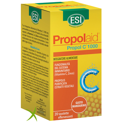 Esi Propolaid Propol C 1000 mg 20 Tavolette Effervescenti