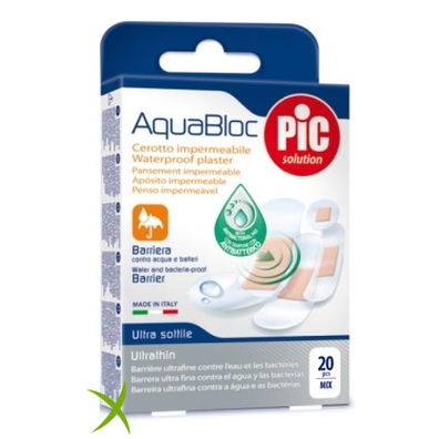 Pic Aquabloc Cerotto Mix Antibatterico 20 Pezzi