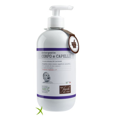 Fiocchi di Riso Detergente Capelli e Corpo 400 ml