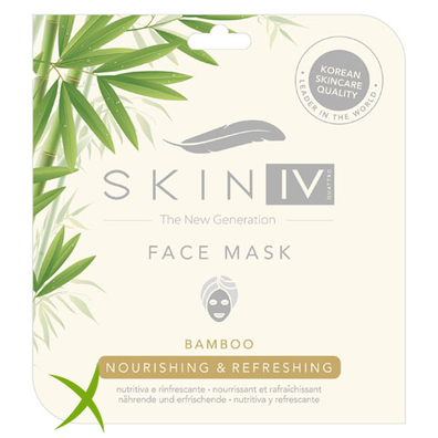 Skin Maschera Viso Coreana Monouso Bambù Nutritiva e Rinfrescante 25 ml