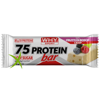 Whysport 75 Protein Bar Frutti di Bosco Crisp 75 g