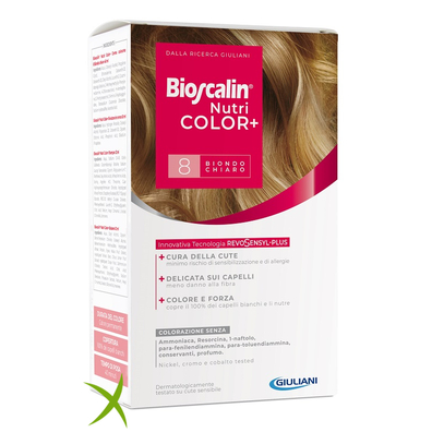 Bioscalin Nutricolor Plus Colorazione 8 Biondo Chiaro 