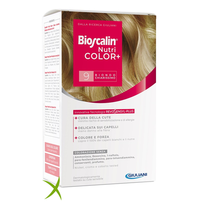 Bioscalin Nutricolor Plus Colorazione 9 Biondo Chiarissimo