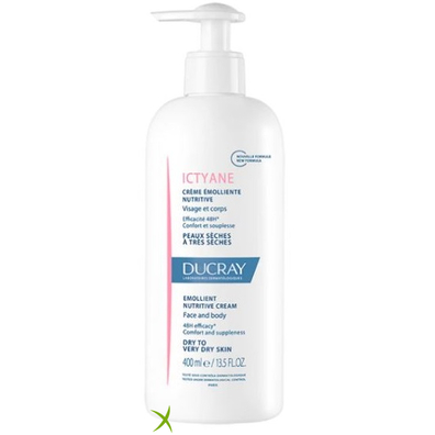 Ducray Ictyane Crema Emolliente Nutritiva 400 ml