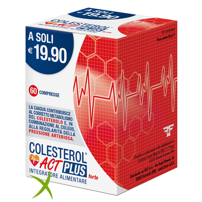 F&F Colesterol Act Plus Forte 60 Compresse