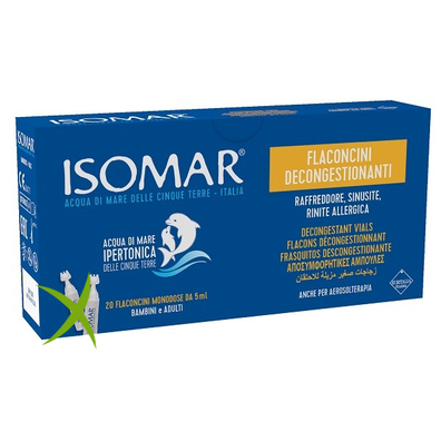 Isomar Flaconcini Decongestionanti Soluzione Ipertonica 20 Flaconcini 5 ml