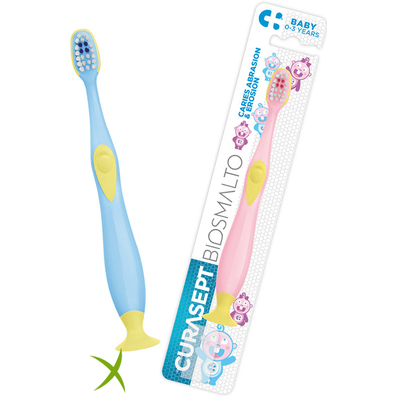 Curasept Spazzolino Biosmalto Baby 0-3 Anni 1 Pezzo