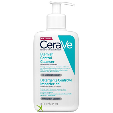 Cerave Acne Purifying Foam Detergente Gel Cleanser 236 ml