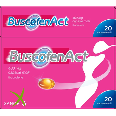 Buscofenact 400 mg 20 Capsule Molli