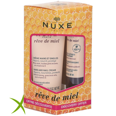 Nuxe RDM Kit Stick Levres 4g + Creme Main 30 ml