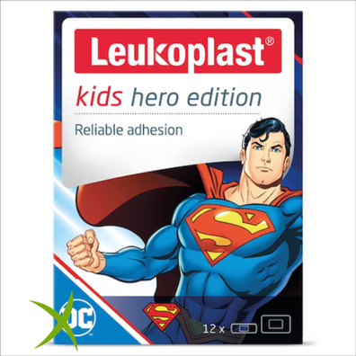 Leukoplast Kids Hero Edition Cerotti per Bambini Assortiti 12 Pezzi